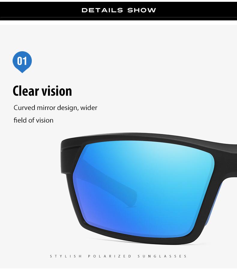 Fashionable Colorful Polarized Sunglasses for Outdoor Cycling and Driving 3061