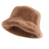 Hat Winter Women's Plush Bucket Hat Autumn and Winter New Warm Imitation Mink Rabbit Fluff Bucket Hat Basin Hat