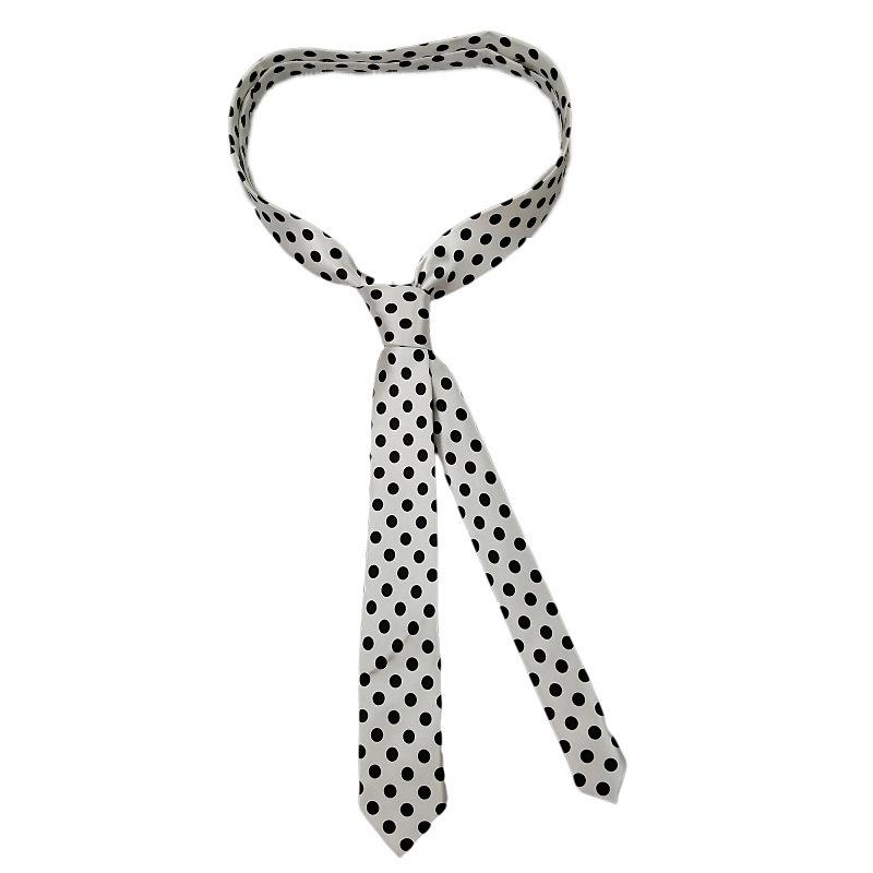 Men Women Plaid Striped Print Tie  Tie Silk Scarf And Belt Multipurpose Decoration