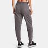 Under Armour Knitted Sweatpants Women's Carbon Heather Light Gray Moderate Cuffed Pants Unisex 1369385-019