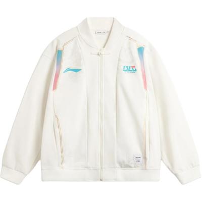 Li Ning X LPL Collaboration Sports Lifestyle Series Loose Jacket Unisex Jacket Off-White AFDU755-1