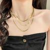 Minimalist European & American Layered Necklaces for Women – Blogger-Inspired Cool Style Blade Jewelry