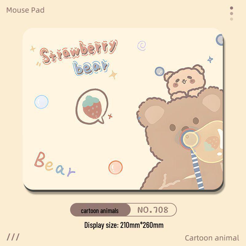 

Милый мультяшный коврик для мыши с подставкой для рук - Маленький и толстый для настольного компьютера и ноутбука 210x260mm, 2mm thick