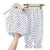 Girls' Summer Polka Dot Sleeveless Outfit Set - Black and White