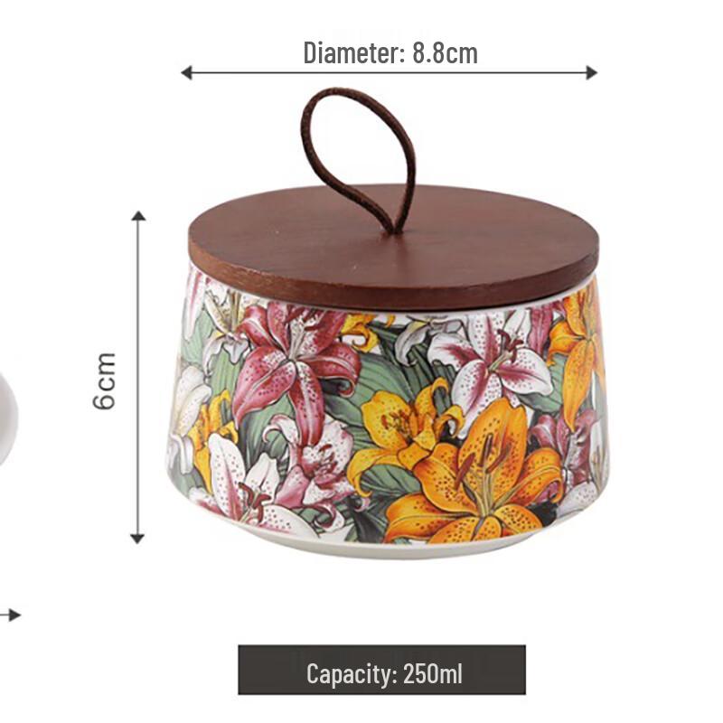 Aiqiyi A1 Ceramic Chinese Style Condiment Jar 17