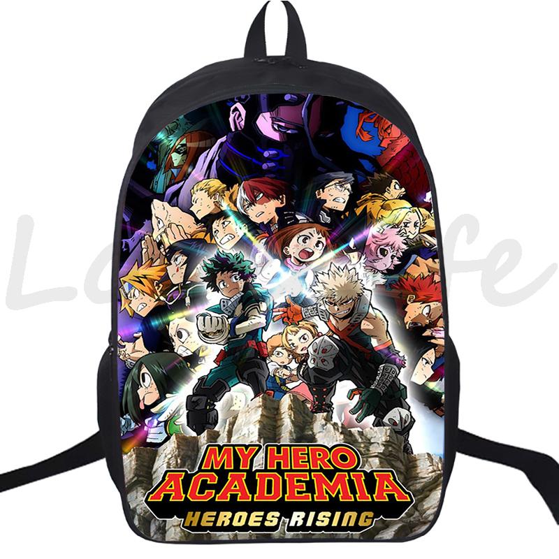 Anime Backpack My Hero Academia School Bags for Boys Girls Boku No Hero Academia Bagpack Teens Travel Bag Rucksack Kids Mochila