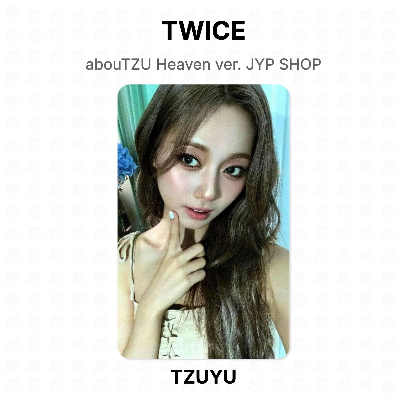 TWICE TZUYU abouTZU Heaven ver. JYP SHOP Official Photocard TZUYU