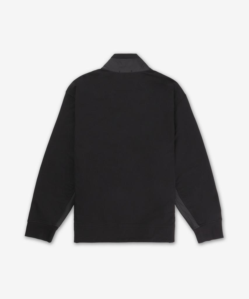 Cp Company Metropolis Open Sweat Jacket - Black / 18Clss012A006452M999