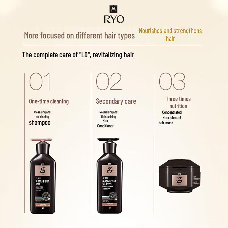 Ryo Zhen Cui Shen Yang Schwarzer Ginseng Haarmaske