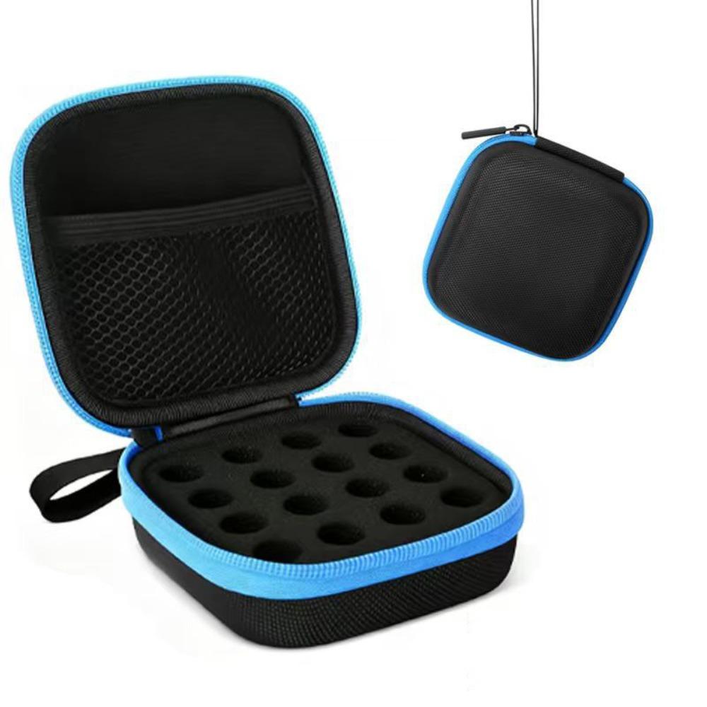 

3ML Insulin Vial Storage Case 16 Slots Essential Oils Carrying Box Diabetes Care синий