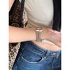 Heart Pattern Leather Loop Strap, Cute Style For Apple Watch Ultra 11/10/9/8/7/6 38/40/41/42/44/45/46/49mm Universal Watch Band