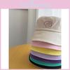Cute Little Flower Embroidery Sun Hat For Women Breathable Short Brim Korean Style