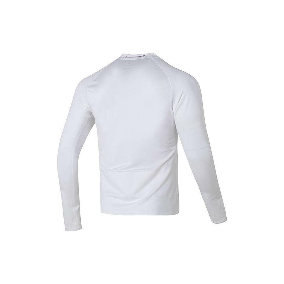 Nike Solid Color Half-Zip Pullover Breathable Casual Sport Long Sleeve Raglan T-Shirt Men Tops White FB8516-100