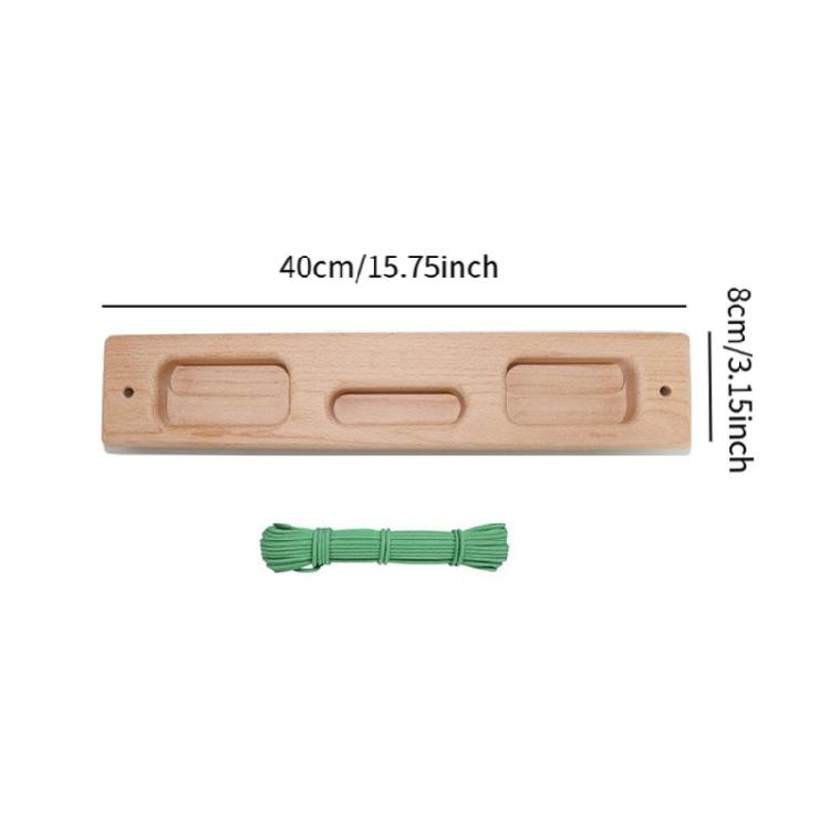 Finger Strengthening Board Compacts Wood Climbing Board Portables Fingerboard for Strengthening Exercises