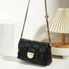 Female Messenger Bag with One Shoulder Diagonal Chain Bag Rhombic Armpit Bag Women's Fashion