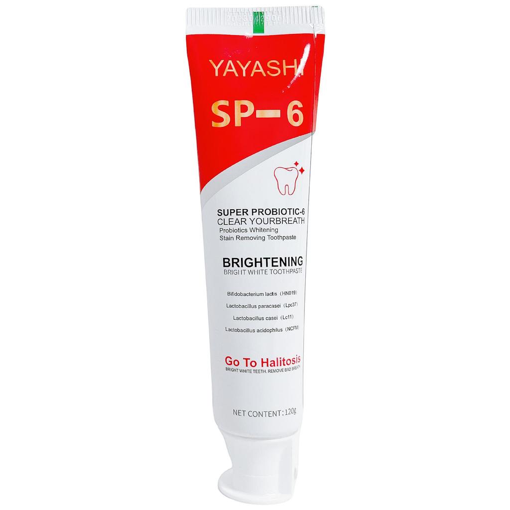 YAYASHI Probiotic Toothpaste for Fresh Breath, Teeth Whitening & Protection