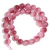 1 Strang 4/6/8/10/12mm Natürliche Chalcedon-Steinperlen Heißrosa Fallende Blüten Lose Perlen Für Schmuckherstellung DIY Armband Halskette