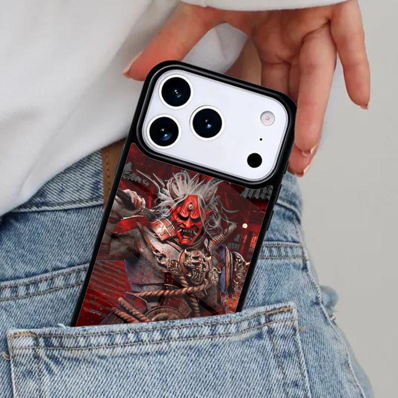 

Чехол для телефона Самурайский Демон для iPhone 17ProMax 12 13 14 15 16e 17 Pro Max Plus Air Cover iPhone 15 Pro Max