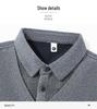 Men's Winter Knitwear Sweater: Thickened, Faux Two-Piece Design, Velvet-Lined, Long Sleeve with Shirt Collar.
