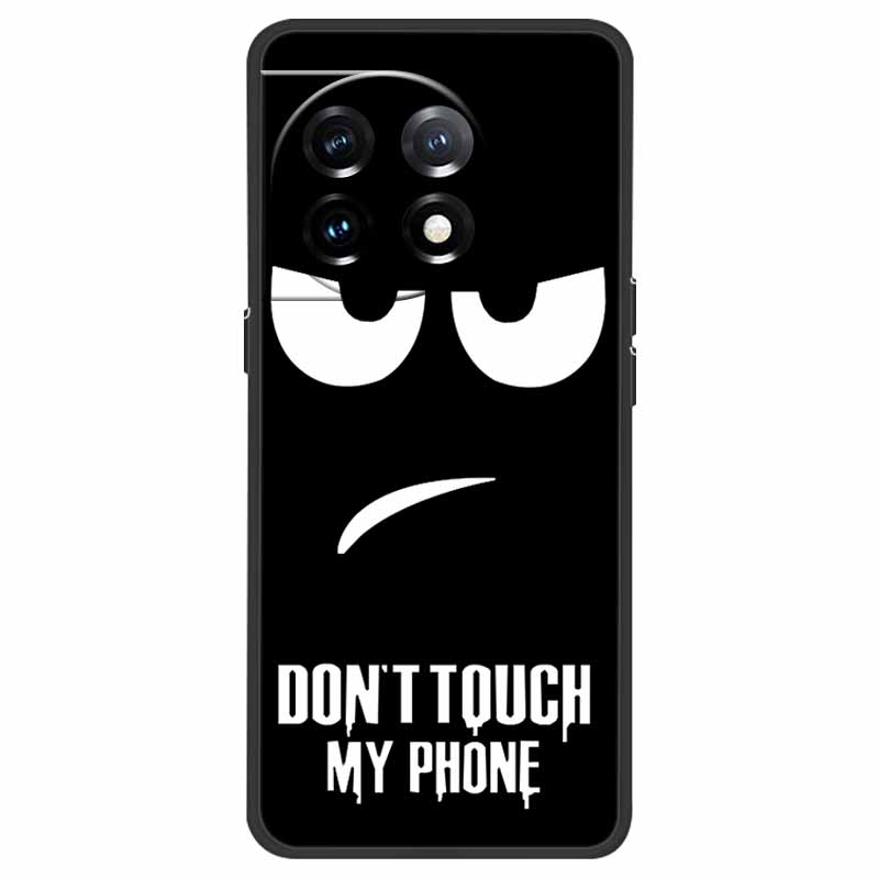 Für OnePlus 11 Hülle OnePlus11 5G Stoßfest Weiches Silikon TPU Rückseite für OnePlus 11 One Plus 11 5G Handyhüllen Niedliche Katze Wolf