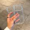 Transparent Cat Ear Phone Case for iPhone 17, 16 Pro Max, 15 Pro, 14/13