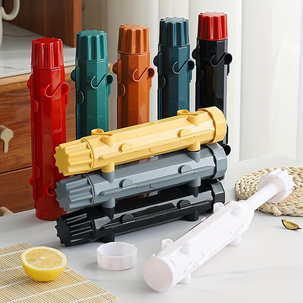 2pcs/set Plastic DIY Striped Sushi Mold Convenient Sushi Rice Ball Making Tool Set Suitable for Breakfast, Lunch and Dinner Making Convenient