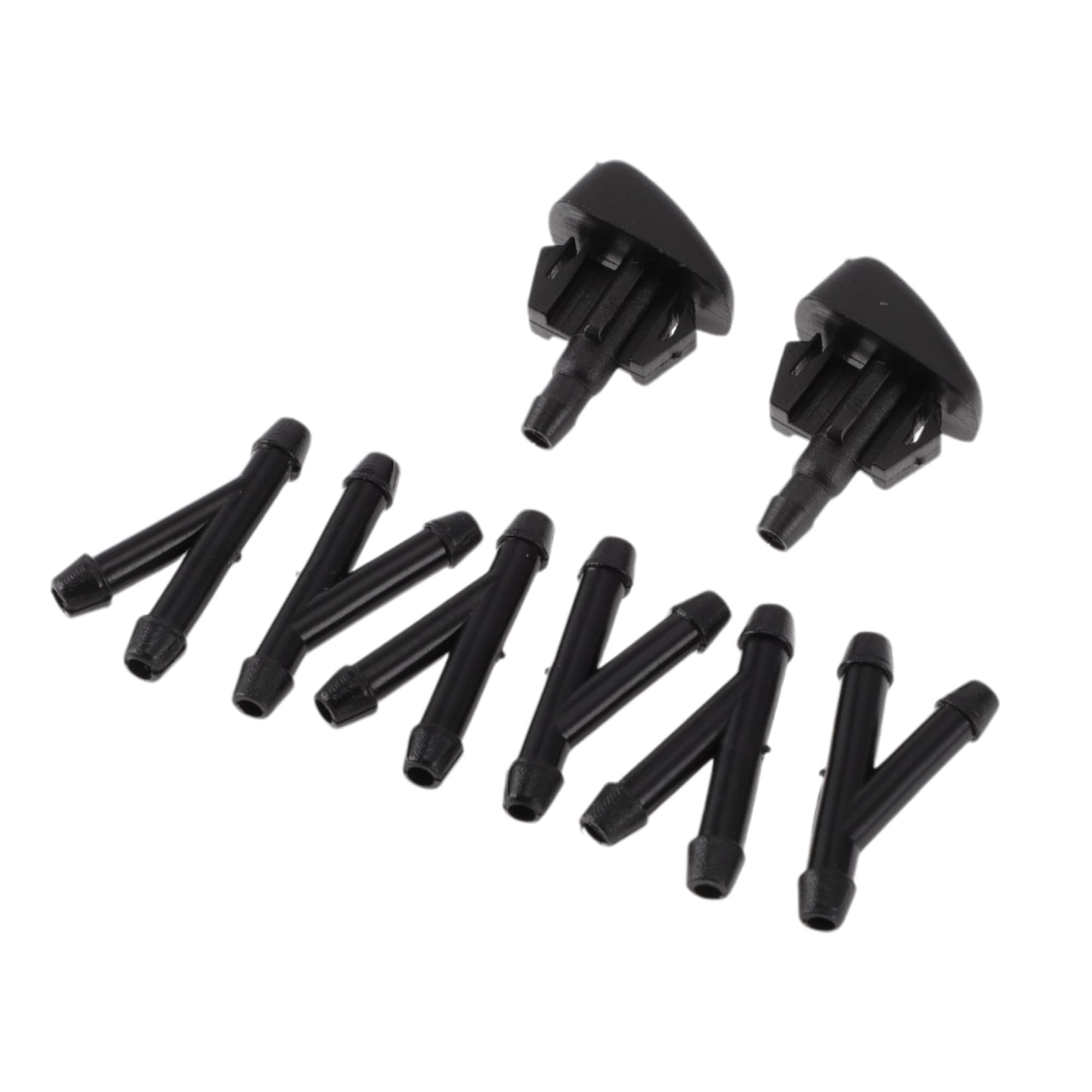 

RATCHROLL 2016-2018 Mazda Автомобиль KD4567510 Черный пластик с 6 форсунками омывателя лобового стекла Y-образный соединитель для CX-9 1 комплект