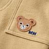 MIKI HOUSE Stretch Denim Pants, Solid Color, 80cm, Beige, for Boys and Girls, Size 10-3262-578
