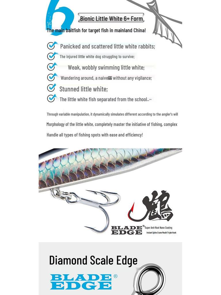 Bluefin Tuna Sinking Pencil: Ultimate Underwater Casting Lure for All Fish Layers, Perfect for Bass and Catfish.