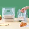 Transparente Plastik Wiederverwendbare Tragetasche Kuchen Dessert Obst Verpackungsbeutel Geburtstag Hochzeitsparty Geschenke Dekorationsartikel Verdickte Tragfähige PE-Tasche