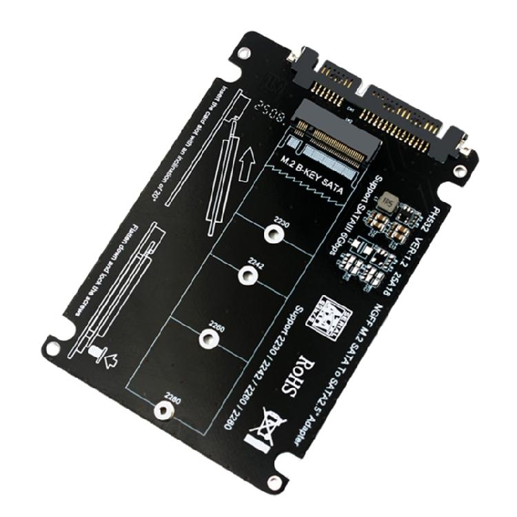 

M.2 B Key Adapter Card Support 2230 2242 2260 2280 Hard Disk B Key to Adapter Card Converter Board 1