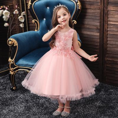 Sommer Kinder Abendkleider Mädchen Prinzessin Mesh Tutu Juni 1 Mädchen Performance Kleid Mädchen Kleid Party und Bankett Kleider