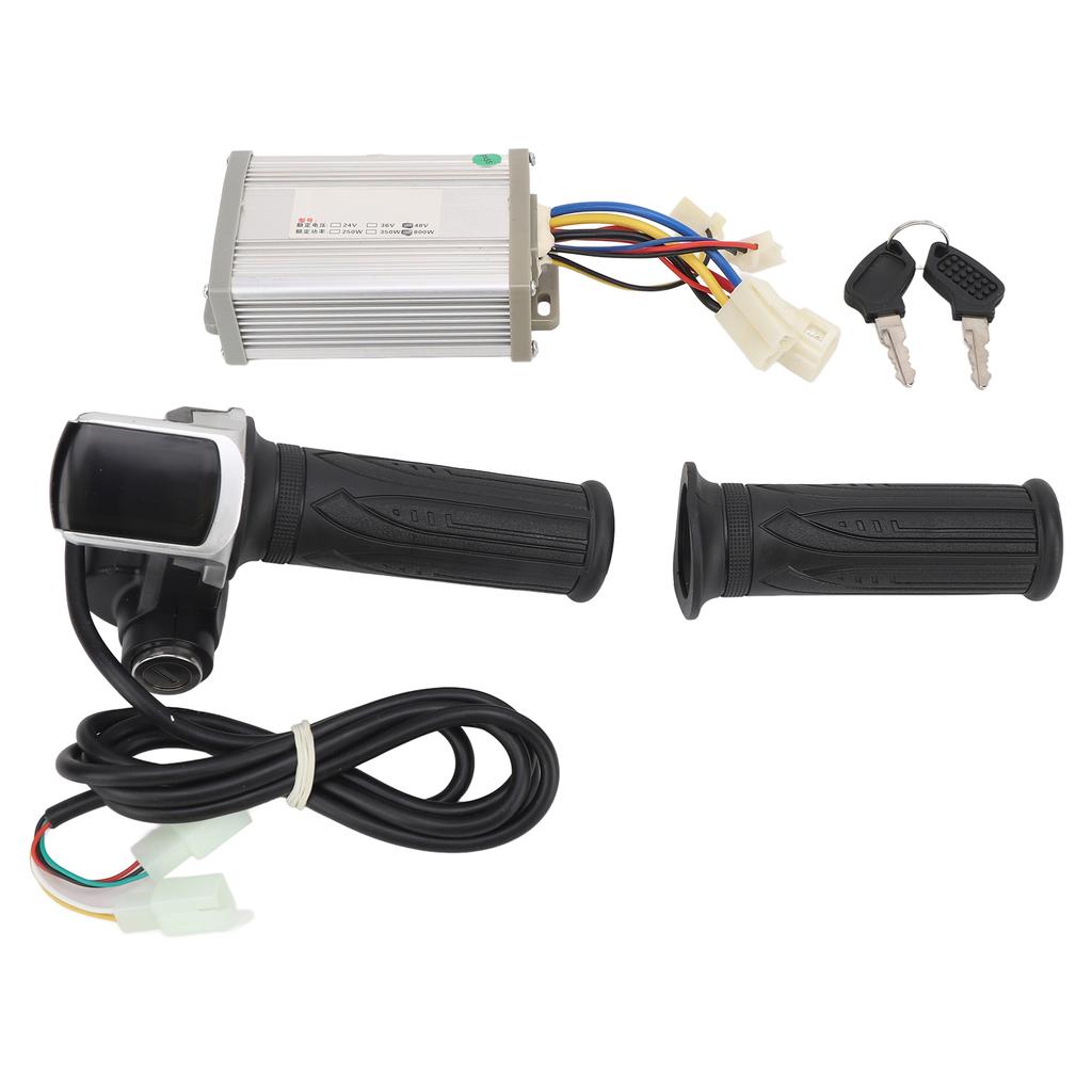 48V 800W Motor Speed Controller With 48V Screen Display Throttle Grip for Electric Bicycles Tricycles Motorcycles