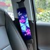 Car Seatbelt Cover - Comfortable Shoulder Pad with Black Straps for All Vehicles, Seatbelt Padding|Elegant Accessory|Stylish Car Decor