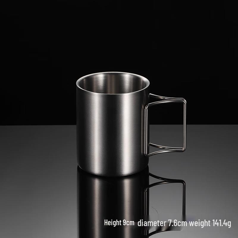 ZISIZ Camping Mug with Handle (Set of 2)