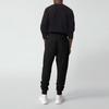 Canada Goose Huron Series SS22 Red Label Breathable Logo Solid Color Cuffed Long Pants Knitted Sports Pants Men bottoms Black 7402M-61