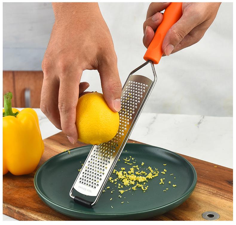 Stainless Steel Multi-Purpose Grater and Zester for Cheese, Lemon, and Chocolate Style 1