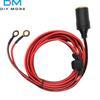 DC 12V-24V Car Motorcycle Truck Cigarette Lighter Socket Copper Nose Connector Adapter with 20A Fuse 14Awg 30Cm 1M 2M 3M