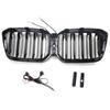 Doppelspeichen Glänzend Schwarz Stoßfänger Nierengrill Passend für BMW X3 G01 X4 G02 2022-2025