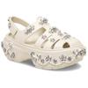 SIMONE ROCHA X Crocs Snow House Comfortable and Versatile Roman Sandals Unisex Cement Grey