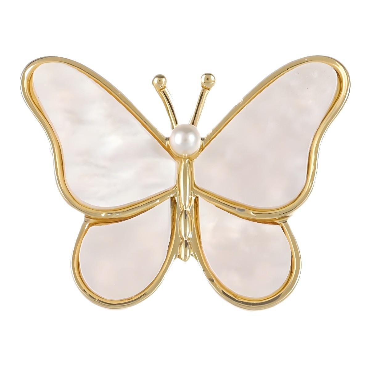 

Fashion Brooch, Butterfly Brooch, Suit Brooch, Accessories One Size белый