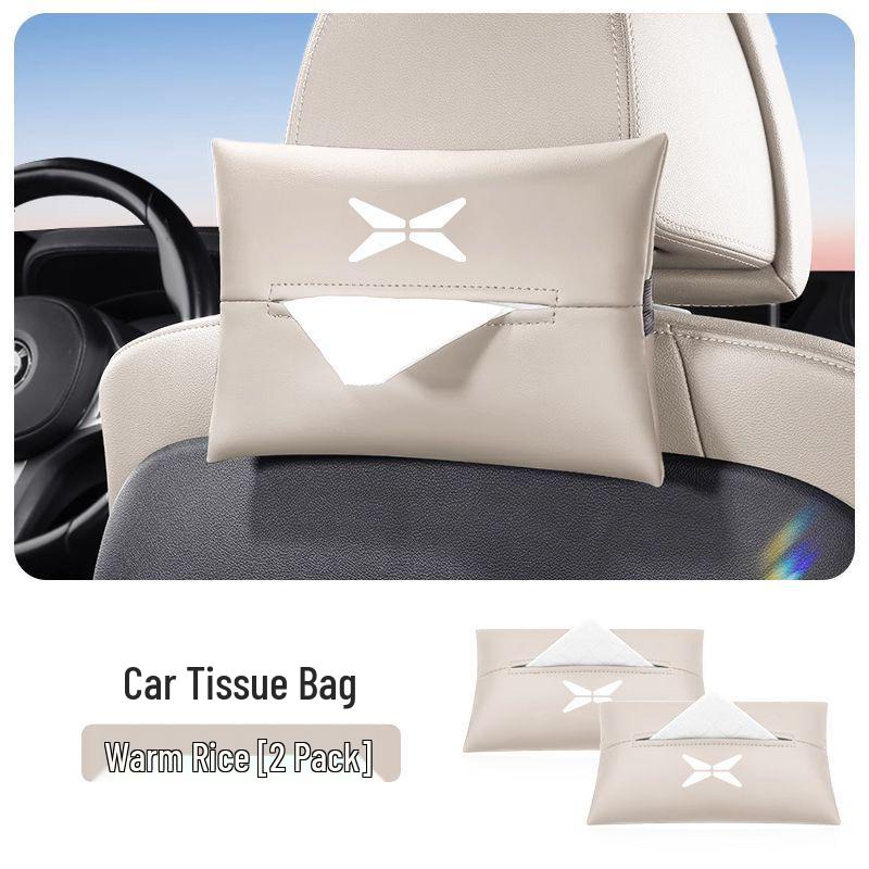 XPeng Car Tissue Box | In-car Pull-out Paper Box | Hanging Armrest Paper Holder
