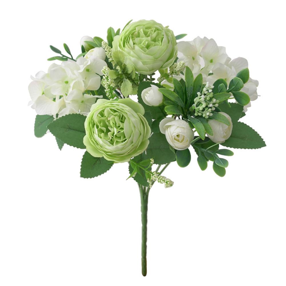 Blau-weiße künstliche Blume, Champagner-Rosa, Blumendekor