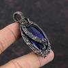 Blue Fire Labradorite Pendant Copper Wire Wrapped Jewelry Gemstone Pendant For Women Handmade Jewelry Gift For Her Copper Wire Wrap Pendants