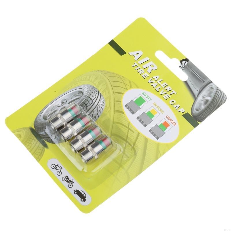 Leak Proof Tire Pressure Valves Caps Detection With Digital Display Gauge Alerts Fit for Car Safety Monitoring
