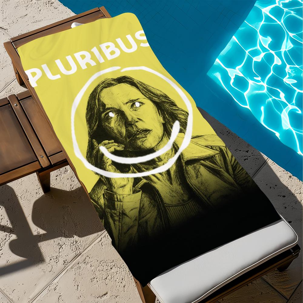 P-Pluribus-s TV show Towel Beach Quick Dry Soft Pool Towels Gift for Travel Gym Shower Camping sports