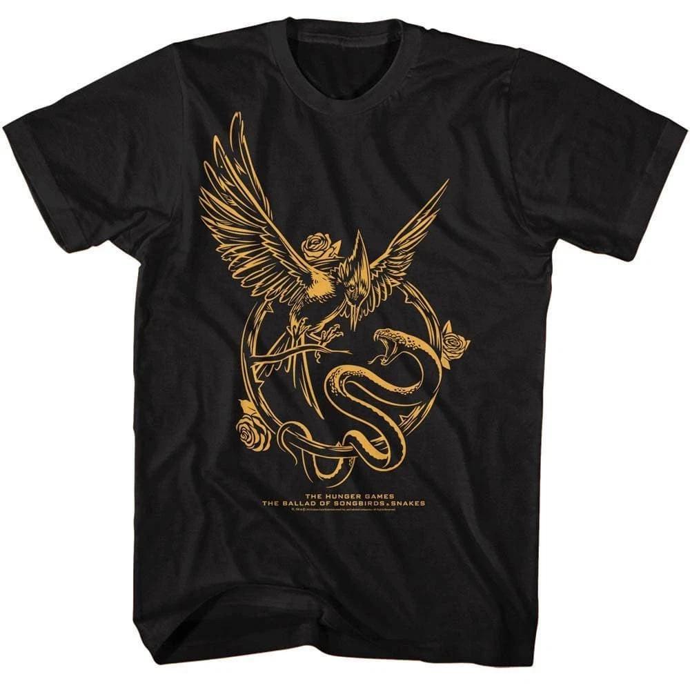 Hunger Games Songbirds v Snakes Sketch Men s T Shirt S