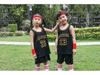Set Maglia da Basket per Bambini - Design Numero Stella Lakers & Warriors