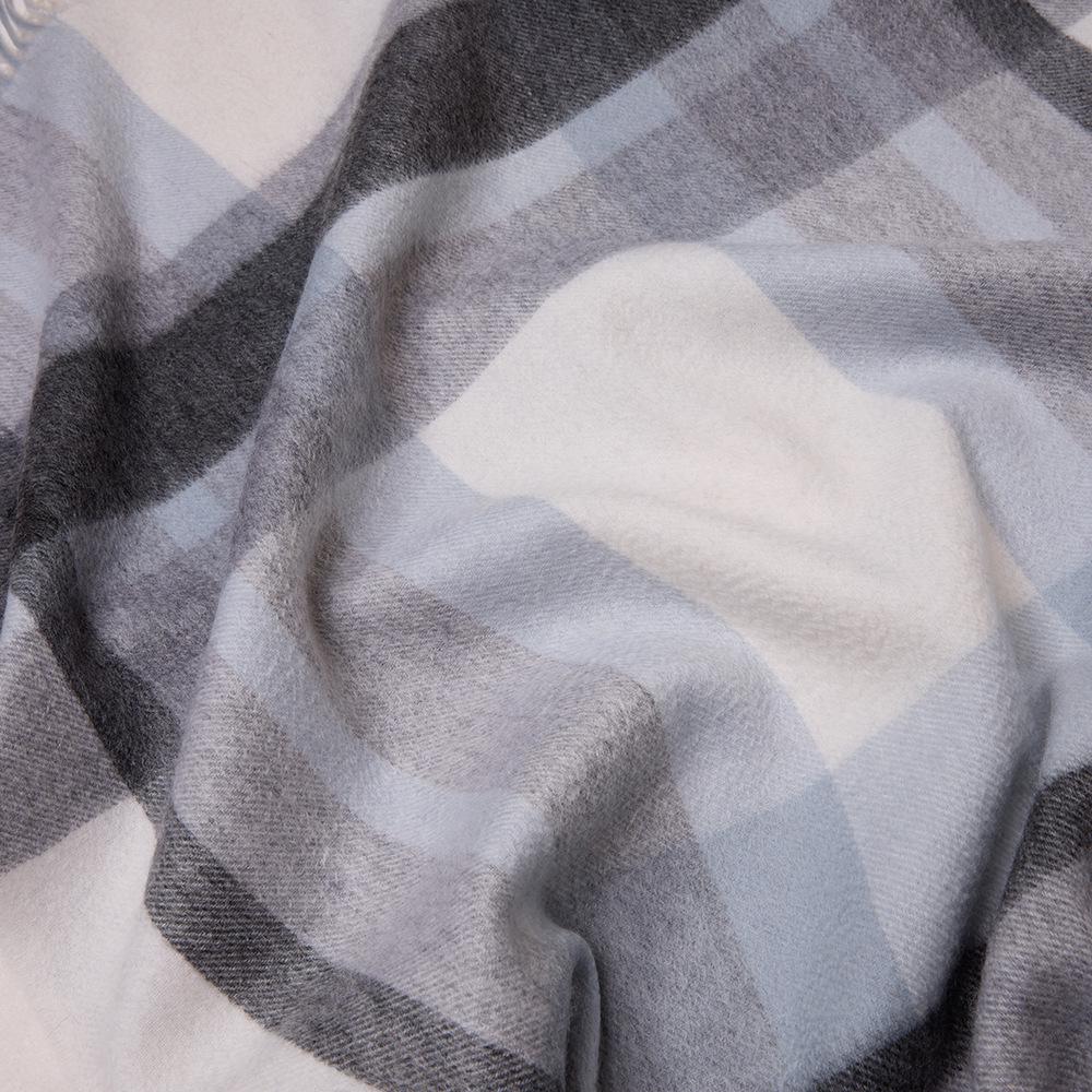 2025 Autumn/Winter Unisex 100% Pure Cashmere Plaid Scarf Shawl