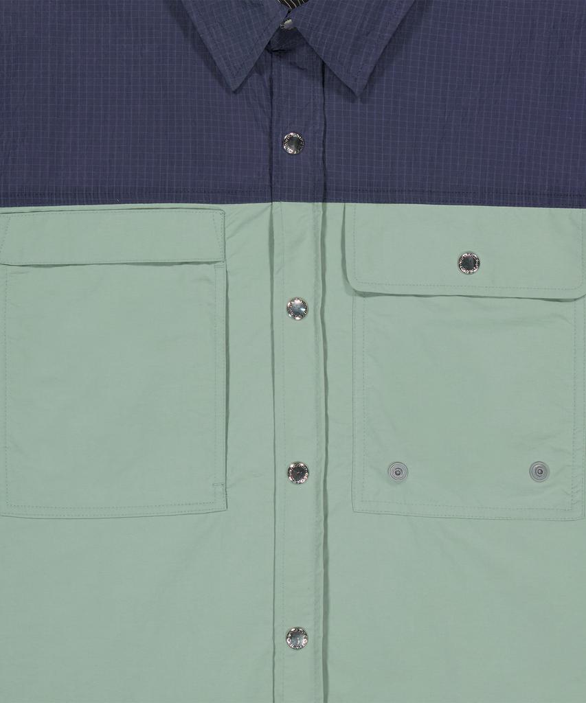 OFFGRID Og Core Colorblock Short Sleeve Shirt - Light Khaki
